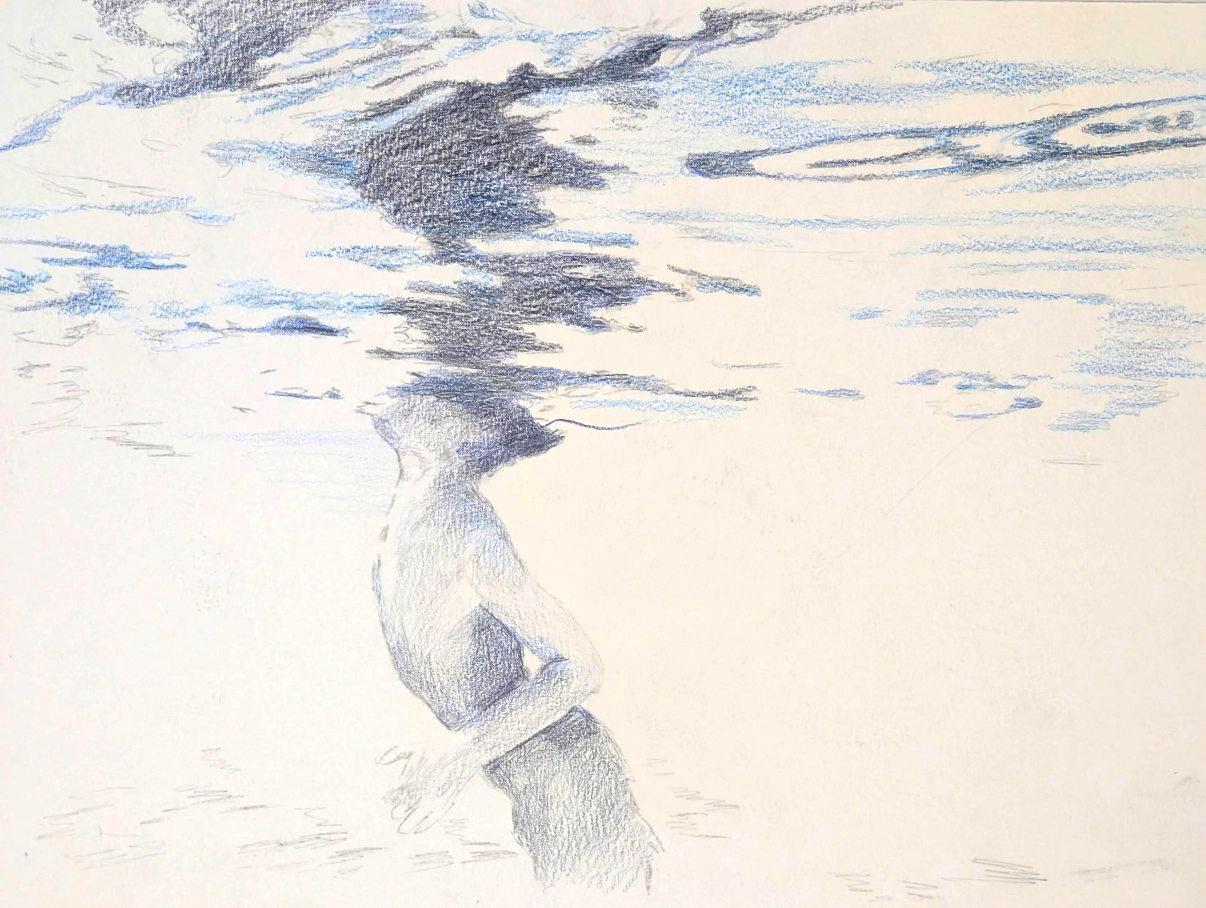 Eilon Noni in the water