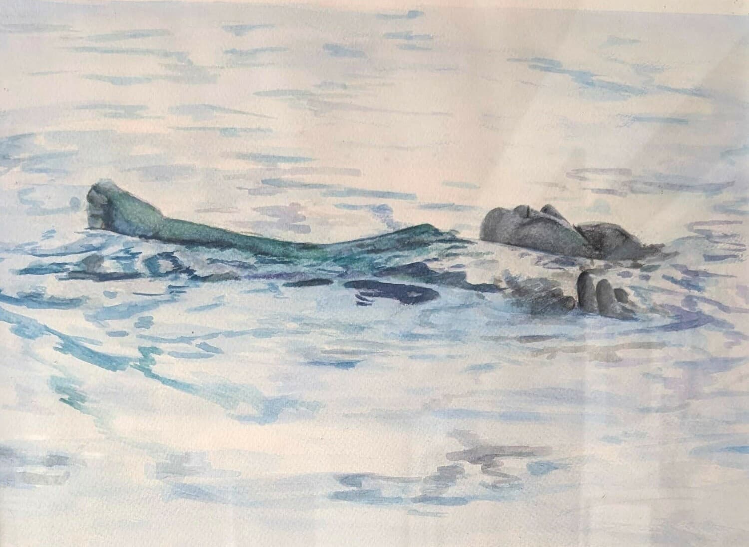 Floating on the water