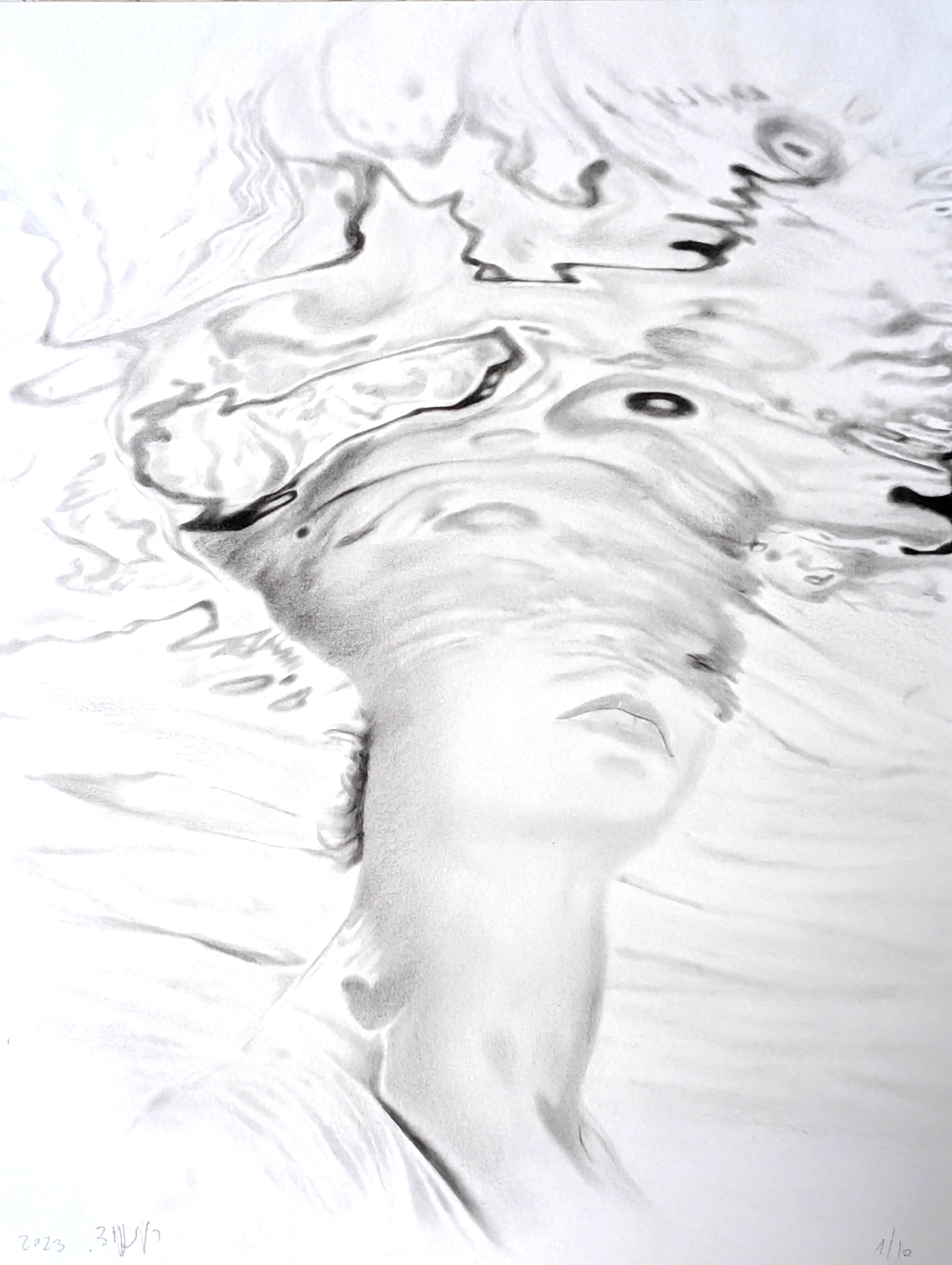 ראש מעל המים - הדפס