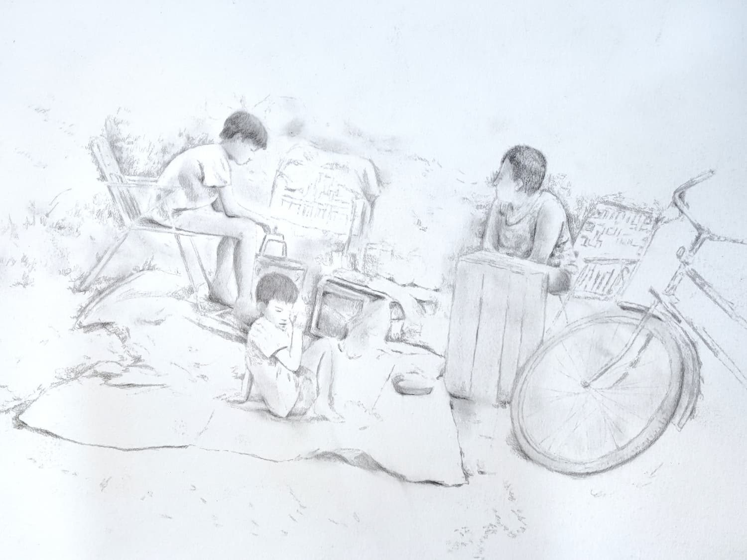 Picnic in the forest